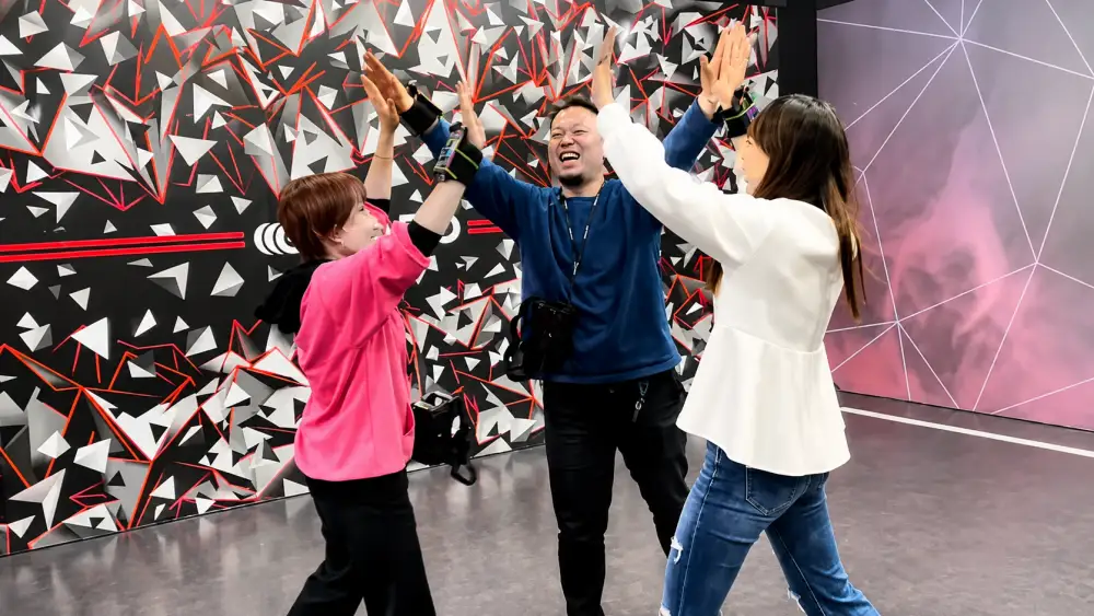 HADO used at a corporate event in 2018