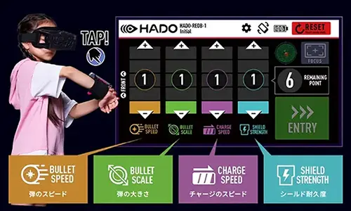 HADO インターフェース