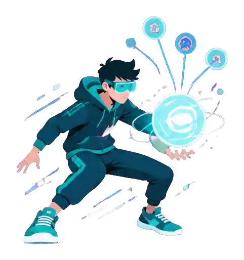 ARのエネルギーを手掛かりに考える生徒のイラスト