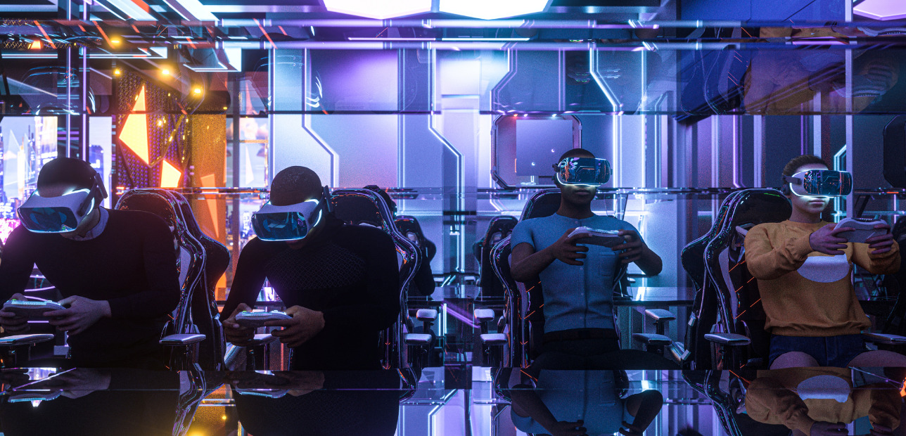 VR attraction operating as a revenue-generating entertainment venue