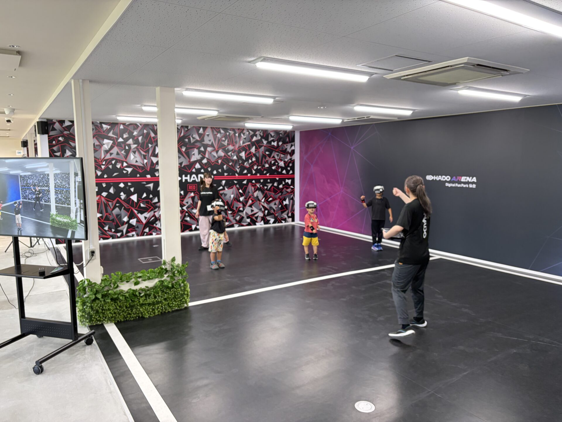 HADO ARENA デジタルファンパーク仙台の体験風景5