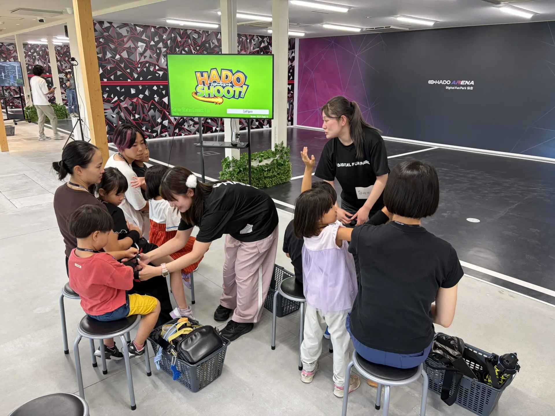 HADO ARENA デジタルファンパーク仙台の体験風景4