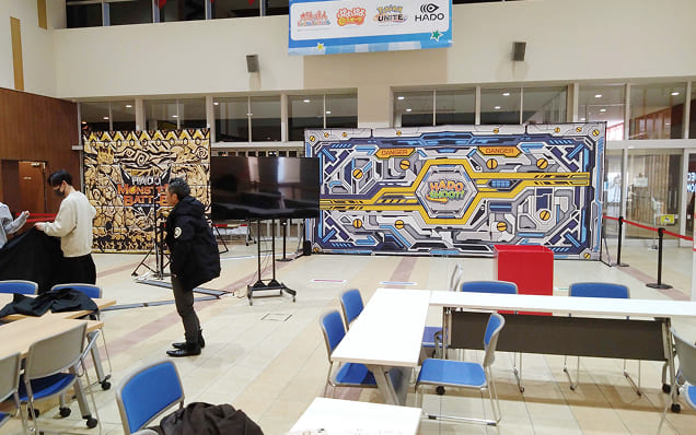 大型施設の臨時会場