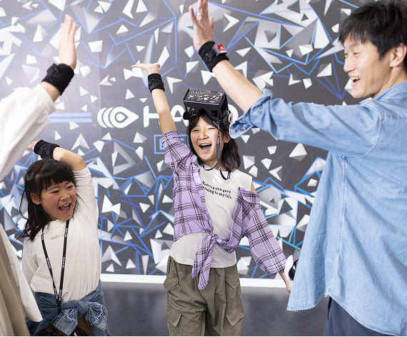 HADOで盛り上がる家族