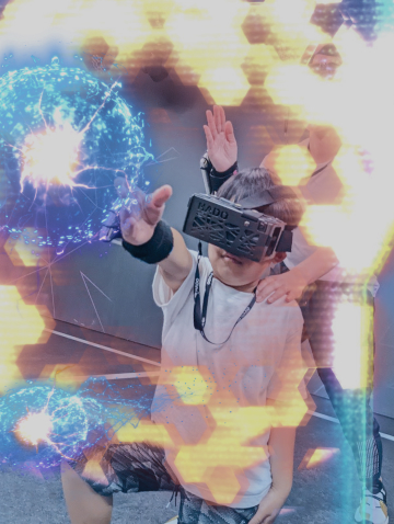 エネジーボールを手から放つ、魔法のような体験